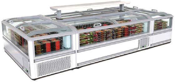 Στατική ψύξη θωρακικών ψυκτήρων 600L 700L 1000L πορτών γυαλιού έκδοσης υψηλών σημείων