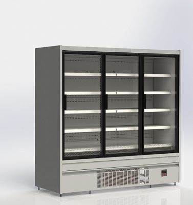 Όρθιο δοχείο ψύξης 2/3/4 πόρτα 220V/50HZ πορτών γυαλιού υπεραγορών R290