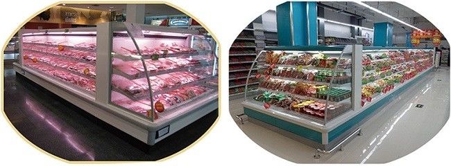 Ημι-κατακόρυφος περίπτωσης επίδειξης κέικ περίπτωσης Grab&amp;Go multidecks για το επιδόρπιο κέικ πιτών