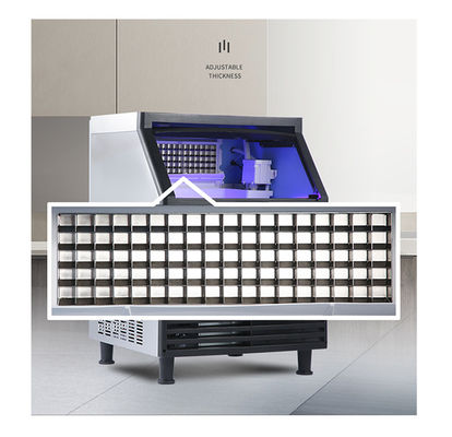 SK-210P κάθετη πάγου κύβων μηχανών μικρή εμπορική αποθήκευση πάγου φραγμών KTV γρήγορη υψηλή